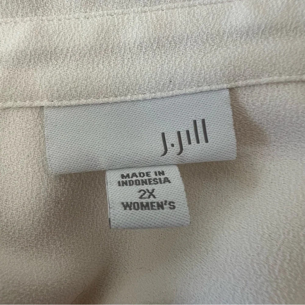 J. Jill White Button Down Shirt - Picture 3 of 7